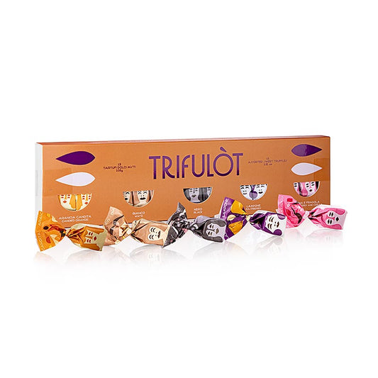 Tartuflanghe Mini Trüffelpralinen "trifulòt", 5 Sorten 108 g