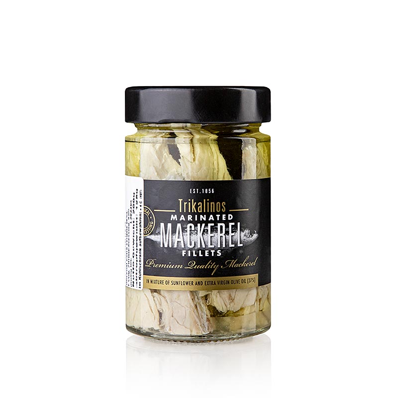 Makrelenfilets in Öl und Zitronendressing, Griechenland, Trikalinos, 200 g