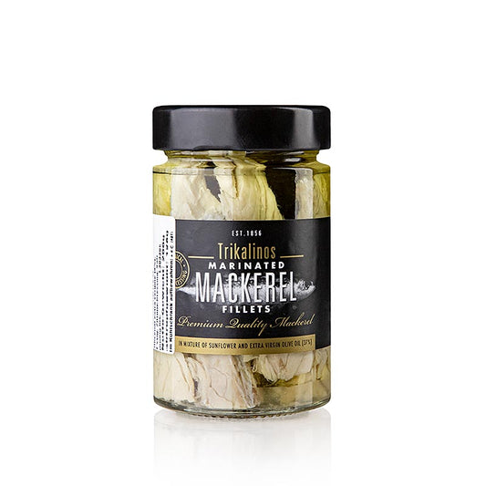 Makrelenfilets in Öl und Zitronendressing, Griechenland, Trikalinos, 200 g
