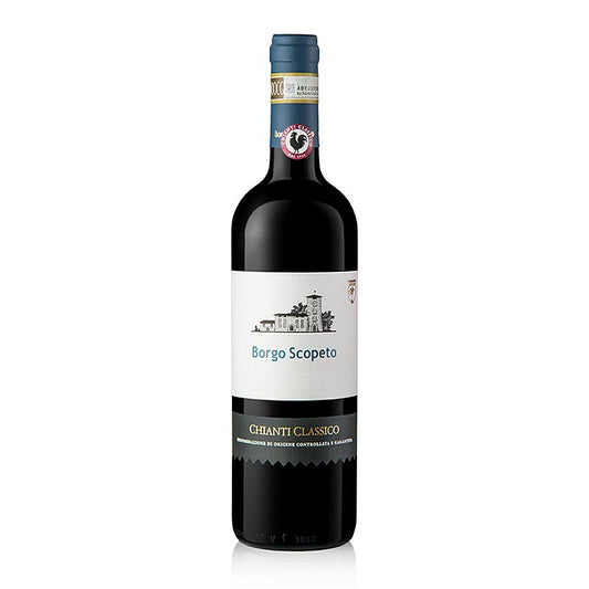 2022er Chianti Classico Rotwein DOCG, trocken, 13,5 % vol., Borgo Scopeto, 750 ml