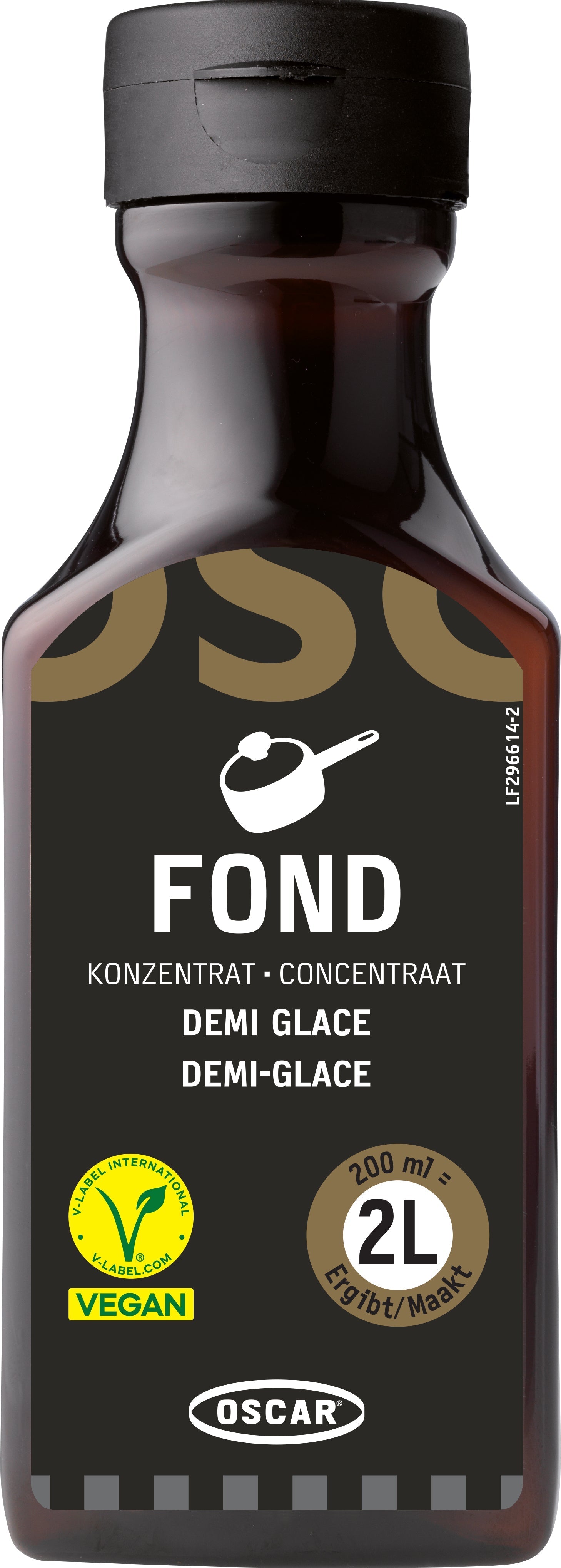OSCAR® Demi-Glace-Konzentrat glutenfrei, 200-ml-Flasche, ergibt ca. 2 Liter