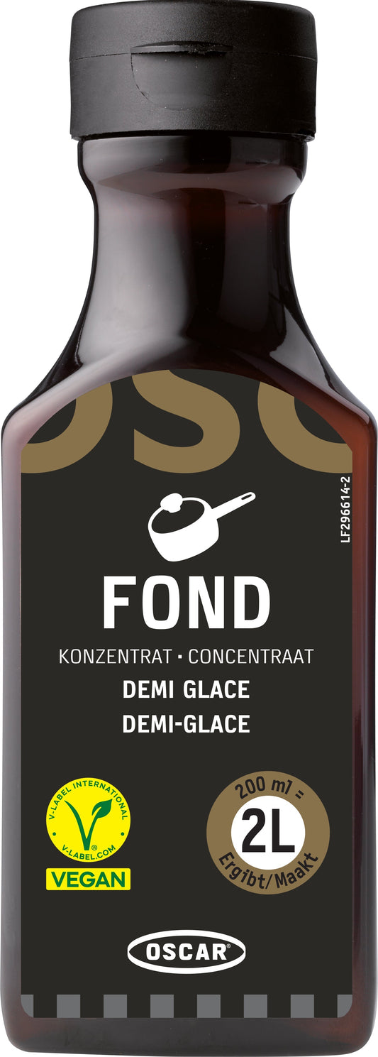 OSCAR® Demi-Glace-Konzentrat glutenfrei, 200-ml-Flasche, ergibt ca. 2 Liter