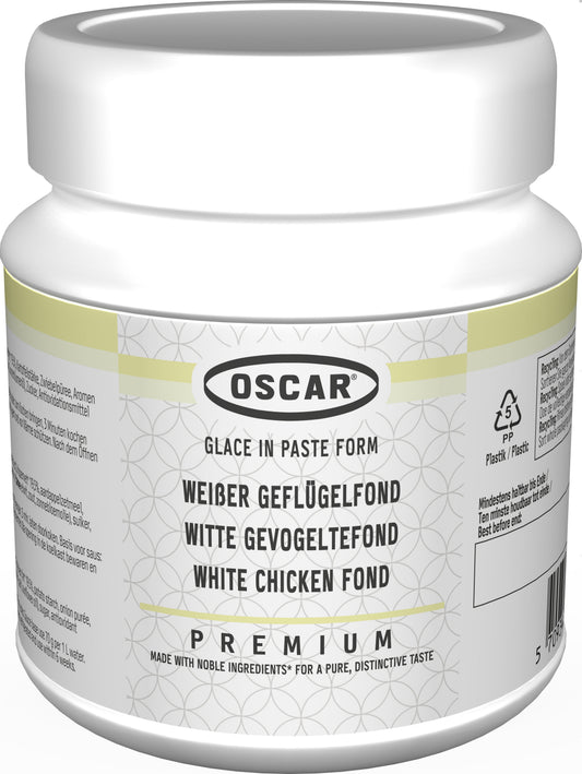 OSCAR® Premium weiße Geflügelfond-Paste, 630-g-Glas, ergibt ca. 15 Liter