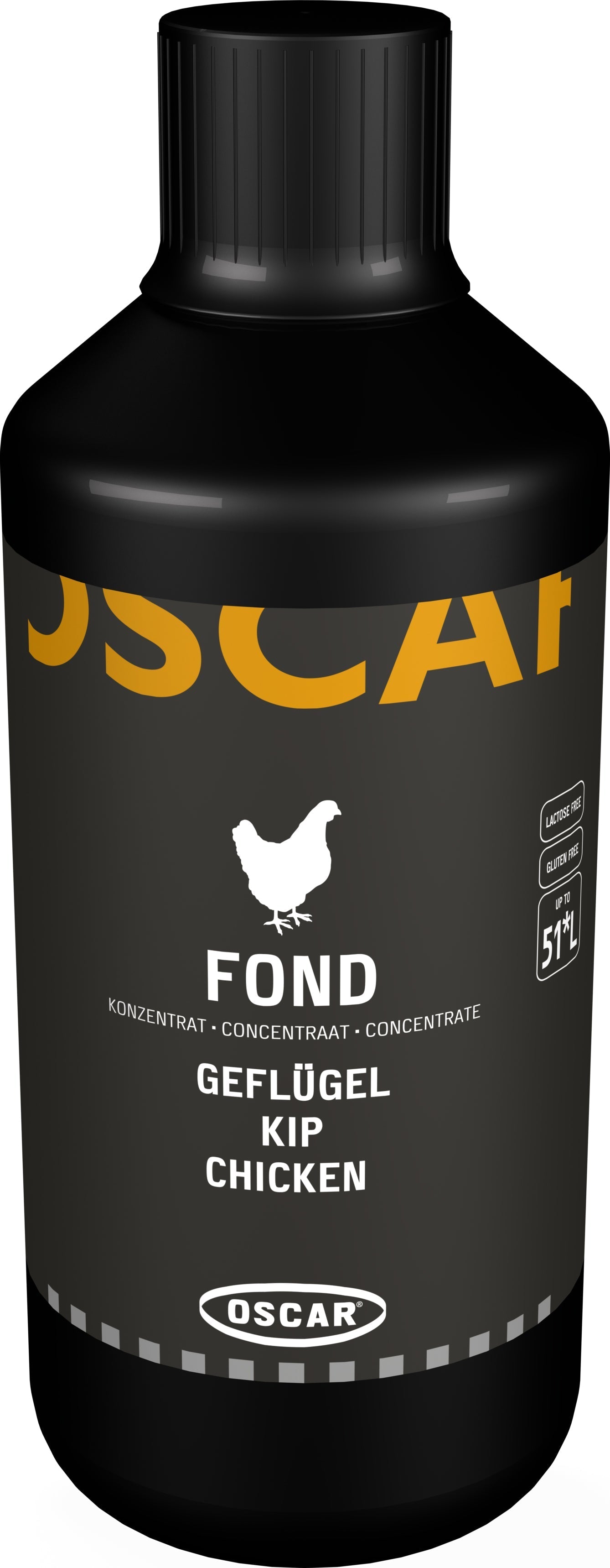 OSCAR® Geflügelfond-Konzentrat, 1-Liter-Flasche, ergibt ca. 51 Liter