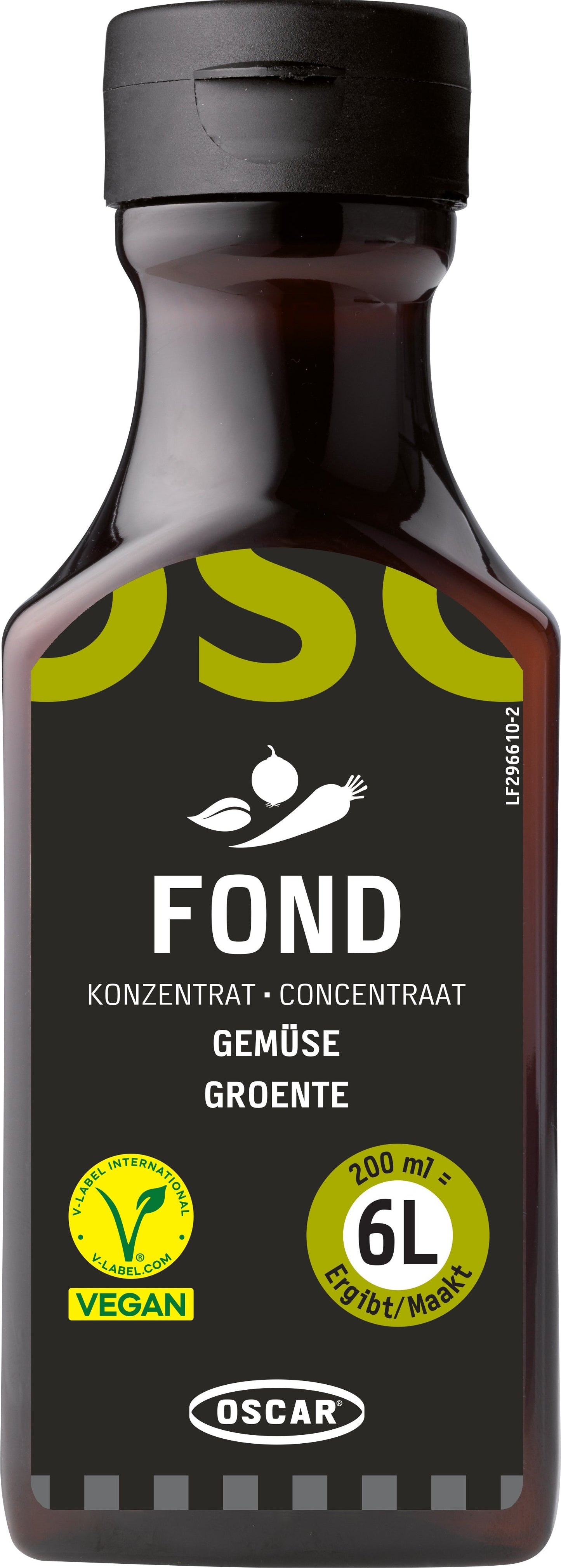 OSCAR® Gemüsefond-Konzentrat, 200-ml-Flasche, ergibt ca. 6 Liter