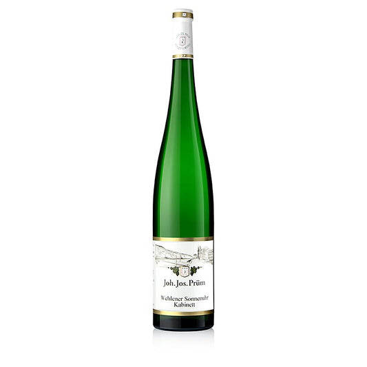 2023er "Wehlener Sonnenuhr" Riesling Kabinett, süß, 8,5 % vol., J.J. Prüm, 1,5 l