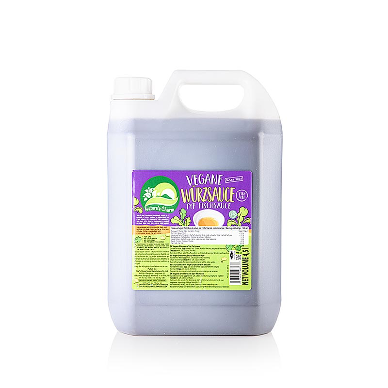Vegane Würzsauce "Typ Fischssauce", NATURE´S CHARM, 4,5 l