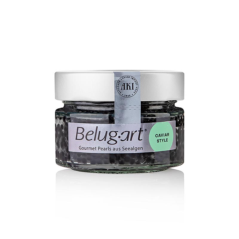 AKI - Cavi-art® Belug-art, ähnlich dem Stör Kaviar, Algen Kaviar, vegan, 100 g