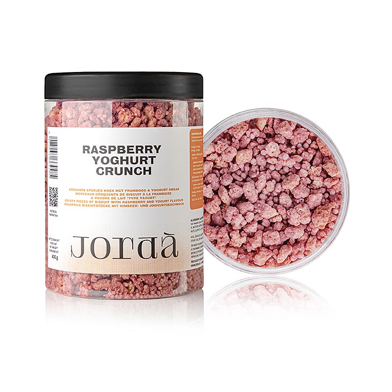 Jorda Crunch Raspberry & Yoghurt, Gebäck mit Himbeerjog.geschmack, 400 g