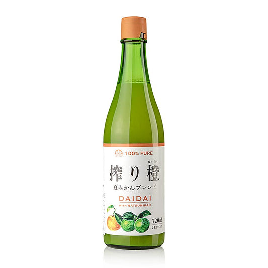 Daidai Saft & Natsumikan (Bittere Orange), 100% Zitrusfruchtsaft, Japan, 720 ml