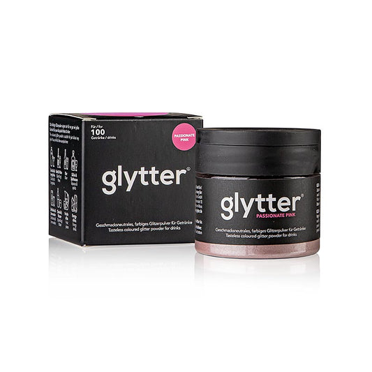 glytter "Passionate Pink", Lebensmittelglitzerpuder, 10 g