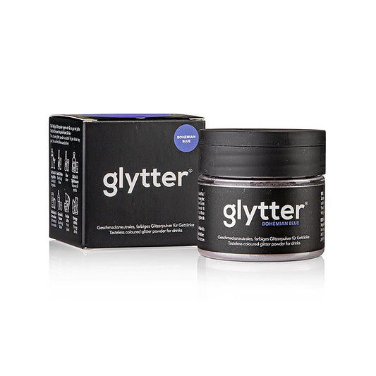glytter "Bohemian Blue", Lebensmittelglitzerpuder, (Blau), 10 g