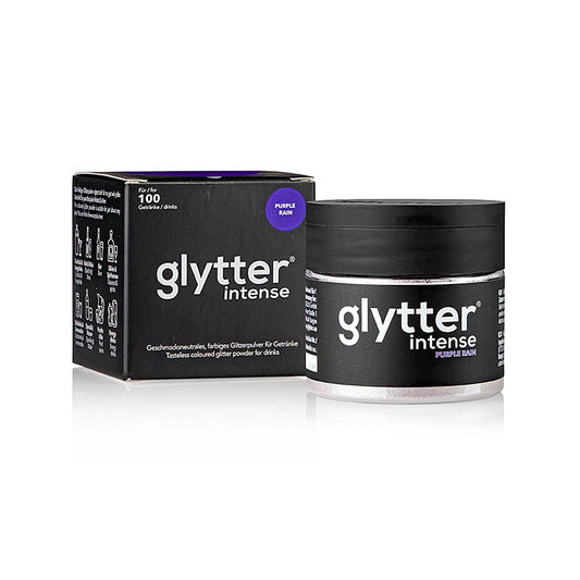 glytter "intense Purple Rain", Lebensmittelglitzerpuder, (Lila / Violett), 10 g