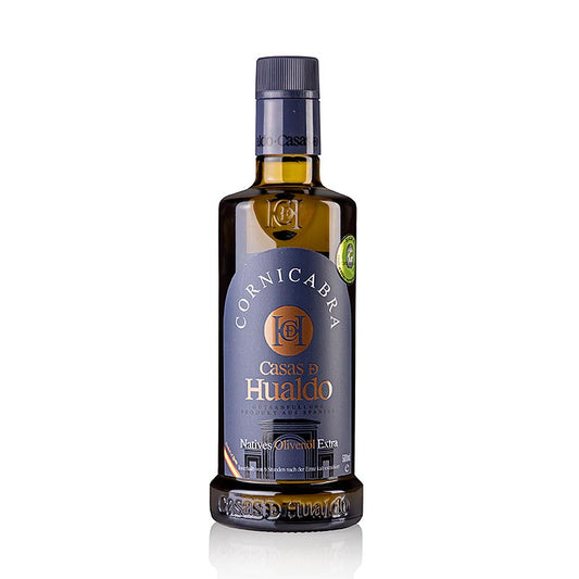 Natives Olivenöl Extra Casas D Hualdo, 100% CORNICABRA, Spanien, 500 ml