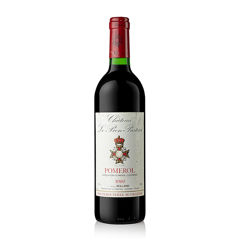 Chateau Le Bon Pasteur 1989, trocken, 12,5 % vol., Pomerol Bordeaux, (90 PP), 750 ml