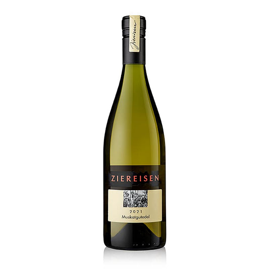 2021er Muskatgutedel unfiltriert, trocken, 12 % vol., Ziereisen, 750 ml