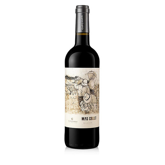 2023er "Mas Collet Seleccio" Rotwein D.O., trocken, 14,5 % vol., Capcanes, VEGAN, 750 ml