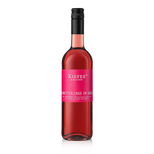 2024er "Schmetterlinge im Bauch" Roseweincuvee QW, feinherb, 11 % vol., Kiefer, 750 ml