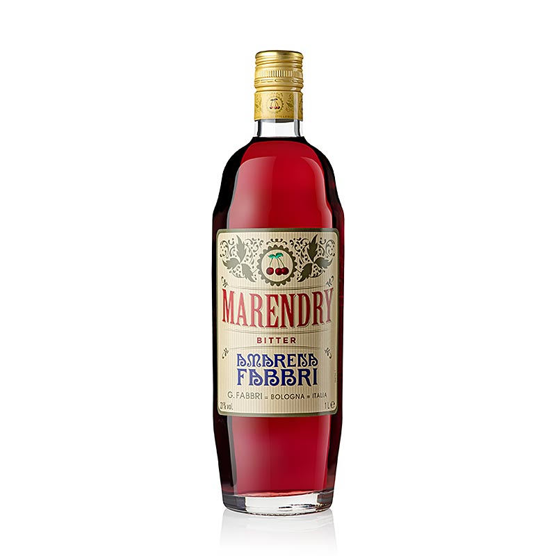 Fabbri Marendry Amarena (Sauerkirsch) Bitter Likör, 21 % vol., Italien, 1 l