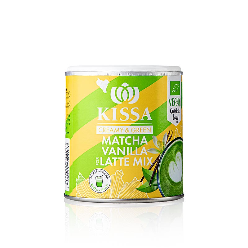 Ben Glaetzer - KISSA - Matcha Vanilla for Latte, Grüner Tee Mix, BIO, 120 g