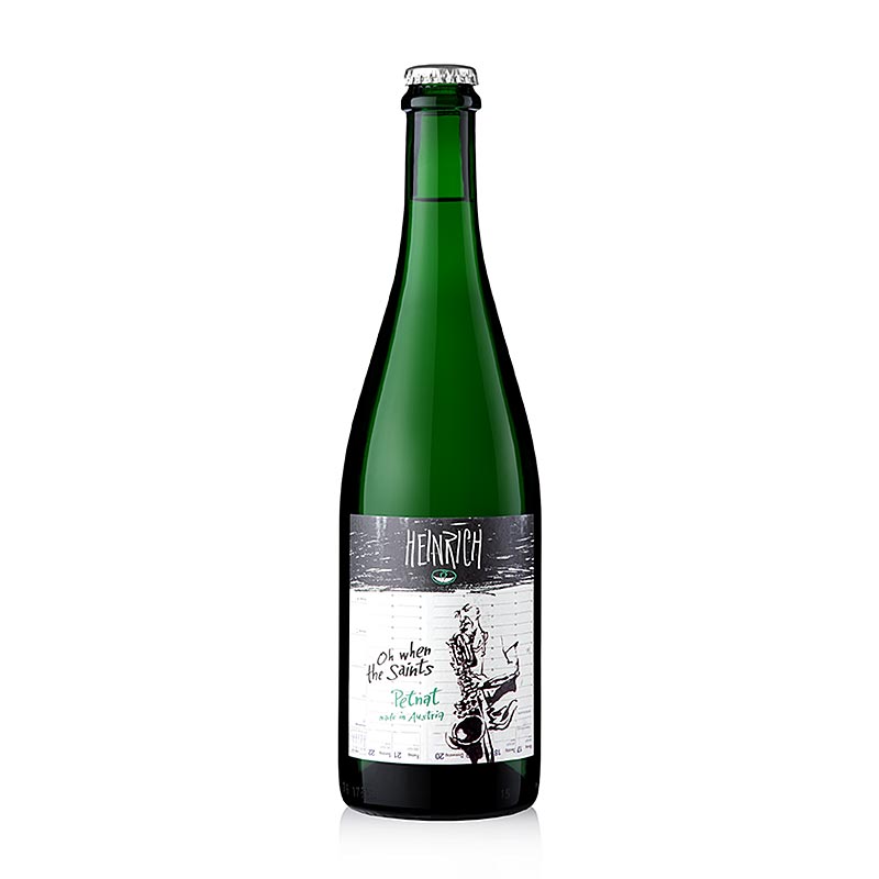 2023er Pet Nat "Saints" Blanc de Noir Perlwein, trocken, 10,5 % vol., G.Heinrich BIO, 750 ml