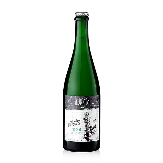 2023er Pet Nat "Saints" Blanc de Noir Perlwein, trocken, 10,5 % vol., G.Heinrich BIO, 750 ml