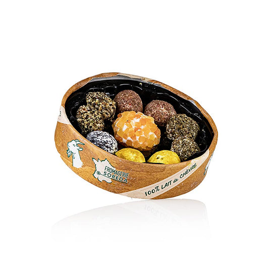 Micro-Pics Chevre, Ziegenfrischkäsepralinen mit Papaya, Kräutern, Gewürzen, 115 g