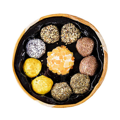 Le Chevrefeuille - Micro-Pics Chevre, Ziegenfrischkäsepralinen mit Papaya, Kräutern, Gewürzen, 115 g