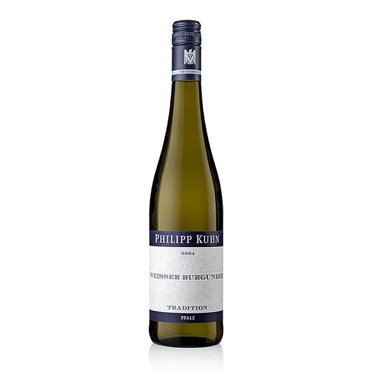 2024er Weißburgunder Tradition QW, trocken, 12 % vol, Philipp Kuhn BIO, 750 ml