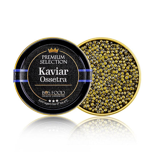 Ossetra (gueldenstaedtii), Aquakultur, ohne Konservierungsmittel, China, 50 g
