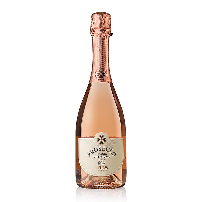 2023er Prosecco Millesimato Rosé Sekt DOC, brut, 11 % vol., Iris Vigneti, 750 ml