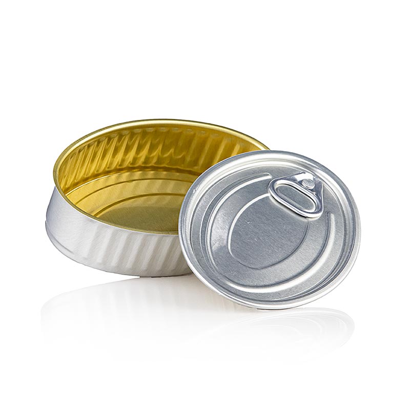 Dose Oval incl. Deckel (Aludose), leer, 120ml,100 % Chef, 10 St