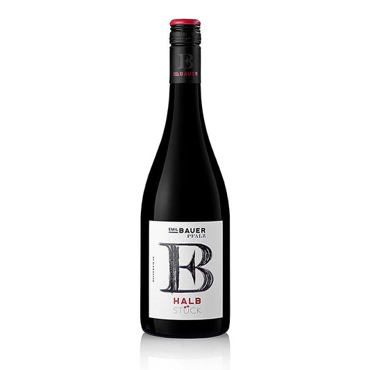 2023er "Bundschuh Halbstück" Rotwein QW, trocken, 13 % vol., Emil Bauer & Söhne, 750 ml