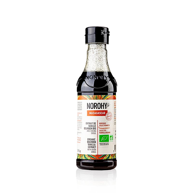 Valrhona - Norohy - Vanilleextrakt aus Madagaskar, mit Samen, BIO, 225 ml