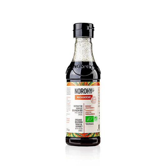 Valrhona - Norohy - Vanilleextrakt aus Madagaskar, mit Samen, BIO, 225 ml