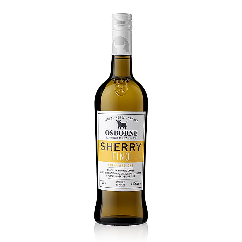 Osborne Sherry Fino (trocken) Sherry zum Kochen, 15 % vol., 750 ml