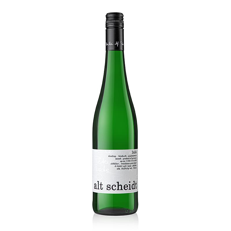 2024er Saar Riesling "Alt Scheidt" QW, feinherb, 10,5 % vol., Lauer, 750 ml