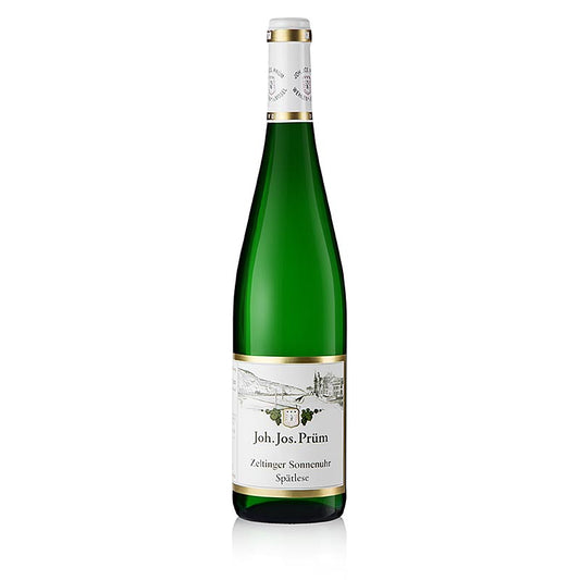 2024er "Zeltinger Sonnenuhr" Riesling Spätlese, süß, 7,5 % vol., J.J. Prüm, 750 ml