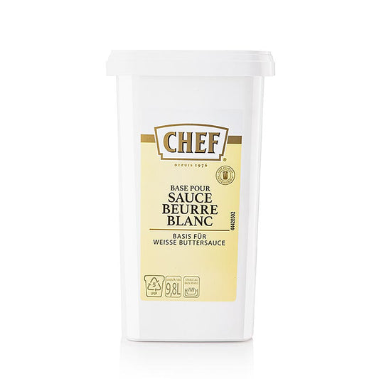 CHEF Beurre Blanc, weiße Buttersaucenbasis, Pulver (für ca. 9,8L), 1,02 kg
