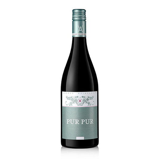 2024er "Pur Pur" Rotwein QW, trocken, 13,5 % vol., Andres, BIO, 750 ml