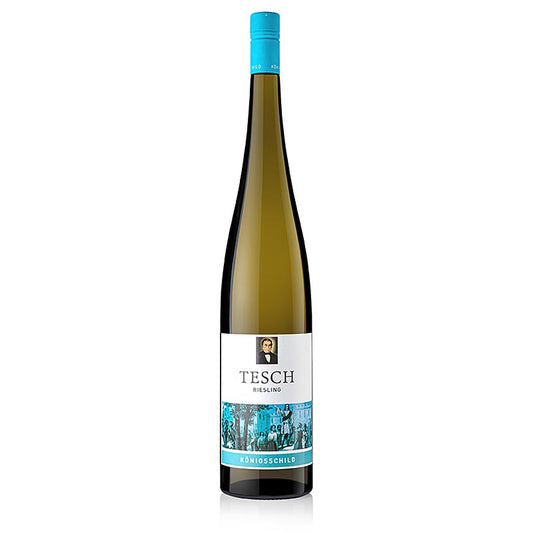 2021er "Königsschild" Riesling, trocken, 12,5 % vol., Tesch, Magnum (Kapsel blau), 750 ml