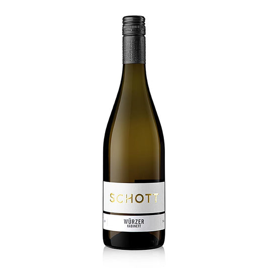 2024er "Würzer" Kabinett Weißwein, süß, 8,5 % vol., Schott, 750 ml