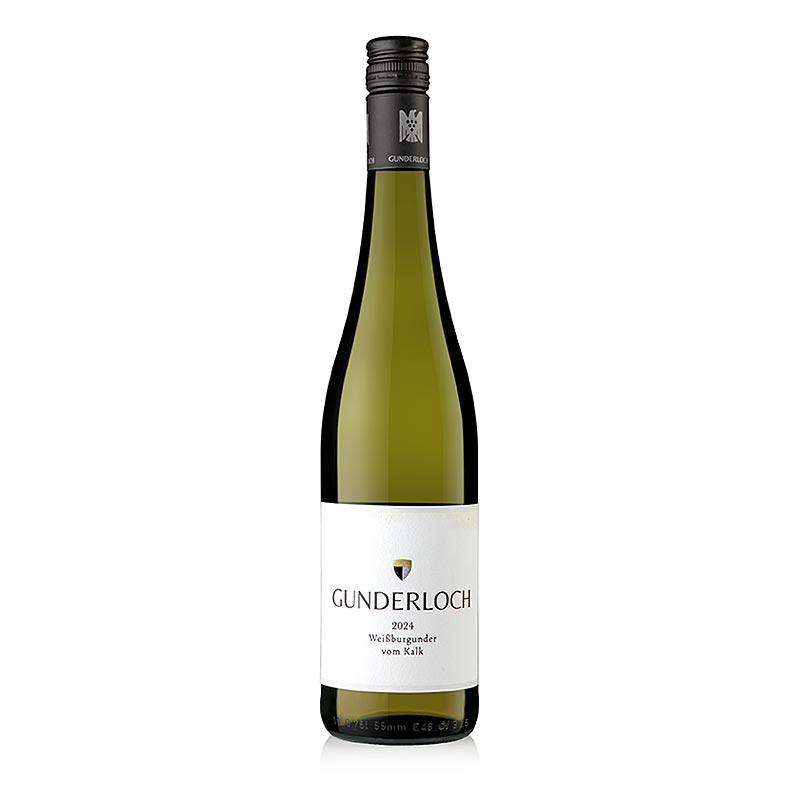2024er "vom Kalk" Weißburgunder QW, trocken, 12 % vol., Gunderloch, BIO, 750 ml