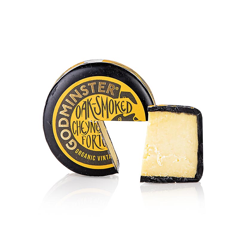Smoked Cheyneys Fortune - geräucherter Cheddar, Hartkäse, Godminster, BIO, 200 g