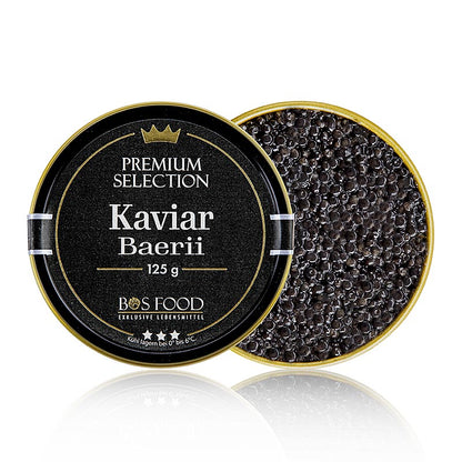 BOS FOOD Premium Selection - Baerii Kaviar (baerii), Aquakultur, ohne Konservier