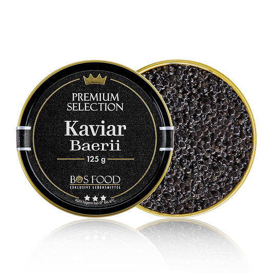 BOS FOOD Premium Selection - Baerii Kaviar (baerii), Aquakultur, ohne Konservier