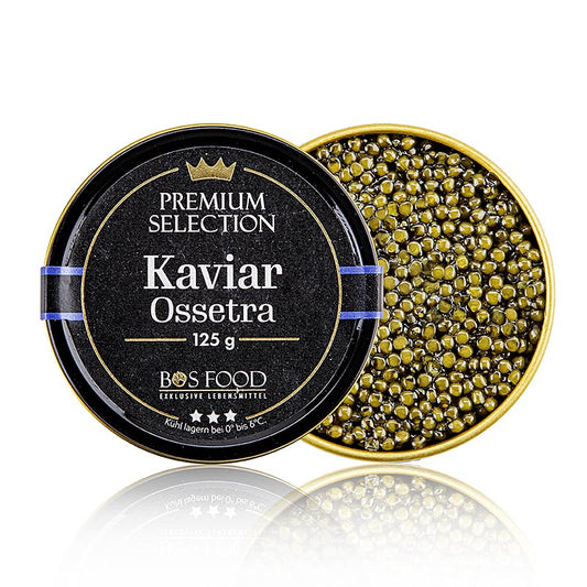 Ossetra (gueldenstaedtii), Aquakultur, ohne Konservierungsmittel, China, 125 g