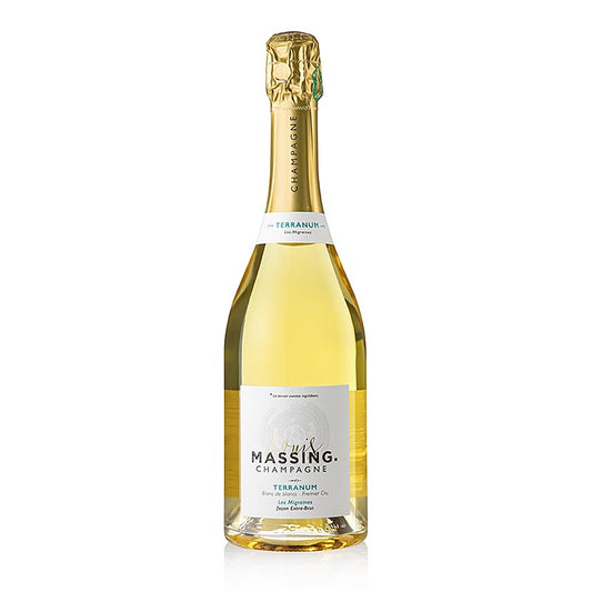 Champagner Massing, "Terranum Les Migraines", Blanc de Blancs, 1.Cru, Extra Brut, 12,5 % vol., 750 ml