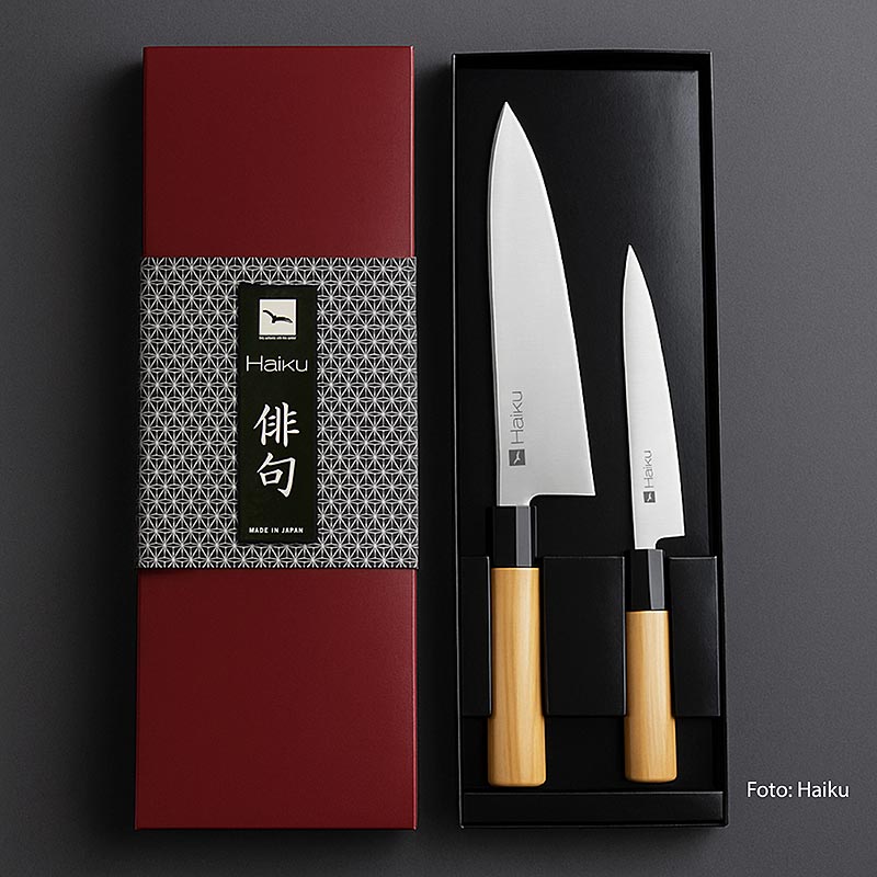 HSET 2 Haiku Messerset - H06 Kochmesser + H14 Yobocho Messer, 2 tlg.