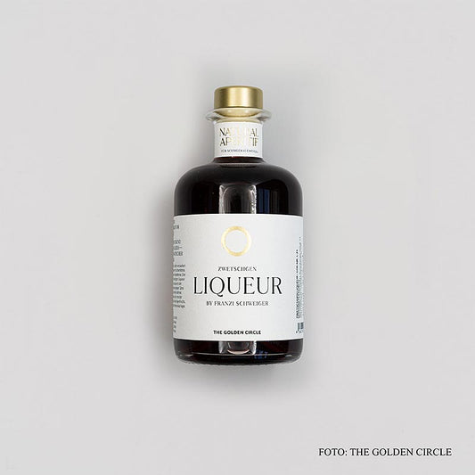 THE GOLDEN CIRCLE - Zwetschgen Likör, by Franzi Schweiger, 20 % vol., 350 ml